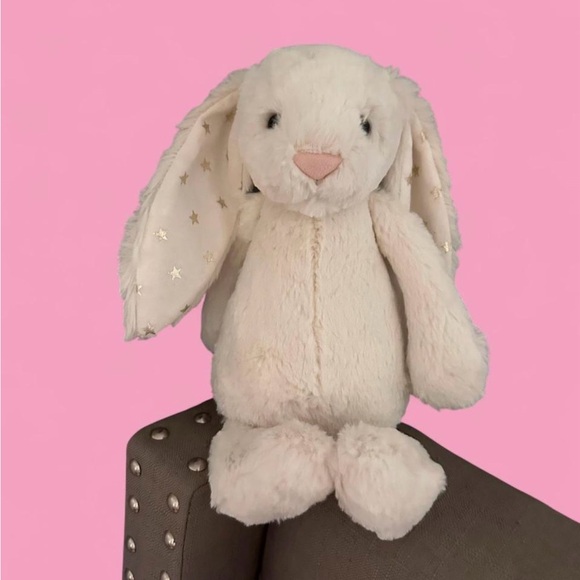 Jellycat Bashful Cream Twinkle Bunny Stuffed Animal - Picture 2 of 3